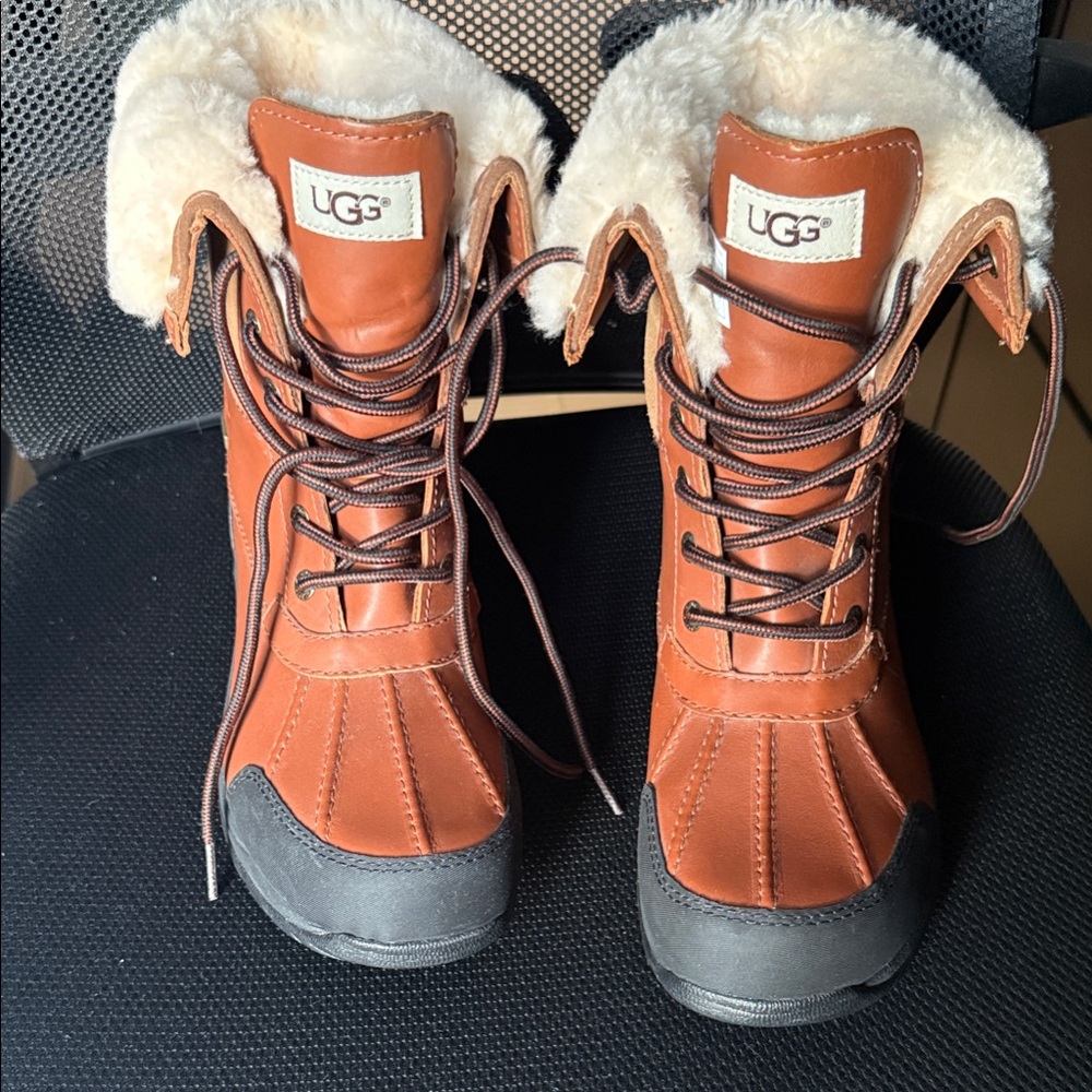 UGG Brown and Black Men's Rain & Snow Boots